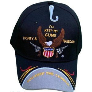 2nd Amendment I'll Keep My Guns Black Baseball Hat